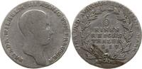 Brandenburg-Preußen 1/6 Taler Friedrich Wilhelm III., 1797 - 1840, Düsseldorf -