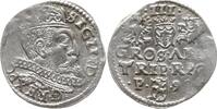Polen, Königreich 3 Groschen (Dreigröscher , Trojak) Sigismund III., 1587 - 1632, Posen -