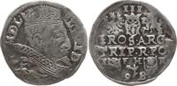 Polen, Königreich 3 Groschen (Dreigröscher , Trojak) Sigismund III., 1587 - 1632, Posen -