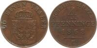 Preußen, Königreich 4 Pfennig Wilhelm I., 1861 - 1888 -