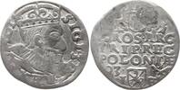 Polen, Königreich 3 Groschen (Dreigröscher , Trojak) Sigismund III., 1587 - 1632, Posen -