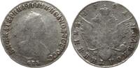 Russland 25 Kopeken (1/4 Rubel, Polupoltinnik) Katharina II., 1762 - 1796, St. Petersburg -