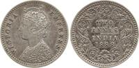 Indien 2 Annas Victoria, 1837 - 1901, Calcutta, ohne Münzzeichen -