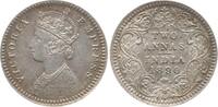 Indien 2 Annas Victoria, 1837 - 1901, Calcutta -