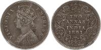 Indien 2 Annas Victoria, 1837 - 1901, Calcutta -