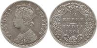 Indien 1/4 Rupie Victoria, 1837 - 1901, Bombay -