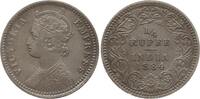Indien 1/4 Rupie Victoria, 1837 - 1901, Calcutta -