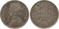 Indien 1/4 Rupie Victoria, 1837 - 1901, Calcutta -