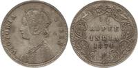 Indien 1/4 Rupie Victoria, 1837 - 1901, Calcutta -