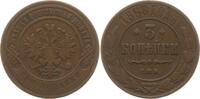 Russland, Kaiserreich 3 Kopeken 1868 SPB Alexander II., 1855 - 1881, St. Petersburg Fast sehr schön