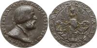 Nürnberg, Stadt Bleigussmedaille von Matthes Gebel, auf Albrecht Dürer, Brustbild im Alter von 56 Jahren -
