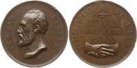 Frankreich, 2. Republik Bronzemedaille v. Houzelot, Delarue und Pillard, auf den Revolutionär Armand Barbès, 1809-1870 -