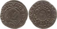 Brandenburg-Preußen 1/24 Taler (Groschen) Friedrich Wilhelm, 1640 - 1688, Halberstadt, v. Schr. 1327, ein Stern a.d. Brust -