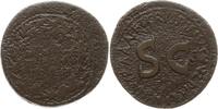 Römische Kaiserzeit Dupondius Augustus, 27 BC - 14 AD, Rom, Münzmeister T. Quinctius Crispinus Sulpicianus -