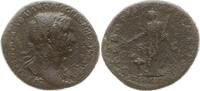 Römische Kaiserzeit As Trajan, 98 - 117, Arabia steht n.r. hält Zimtstange u. Zweig, zu Füßen ein Kamel -