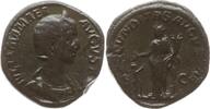 Römische Kaiserzeit Sesterz Julia Mamaea, 222 - 235, Fecunditas staht n.l. hält Füllhorn u. Patera über Kind -