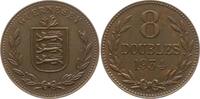 Großbritannien - Guernsey 8 Doubles George V., 1910 - 1936 -