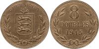Großbritannien - Guernsey 8 Doubles George VI., 1936 - 1952 -
