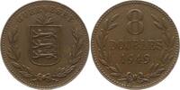 Großbritannien - Guernsey 8 Doubles George VI., 1936 - 1952 -