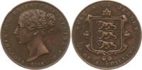 Großbritannien - Jersey 1/26 Shilling Victoria, 1837 - 1901 -