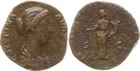 Römische Kaiserzeit As Crispina, 178 - 182, Hilaritas mit Palmzweig und Füllhorn -