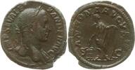 Römisches Kaiserreich Sesterz Severus Alexander, 222-235, Annona steht n.l. hält Anker und Ähren über Modius -