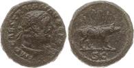 Römische Kaiserzeit Quadrans Trajan, 98 - 117, Herkulesbüste n.r. / Eber läuft n.r. -