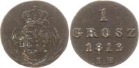 Polen - Herzogtum Warschau 1 Grosz Friedrich August I. v. Sachsen, als Herzog, 1807 - 1815 -