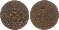 Polen unter Russland 1 Grosz Nikolaus I., 1825 - 1855, Warschau -