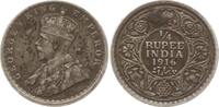 Indien 1/4 Rupie George V., 1910 - 1936, Calcutta -