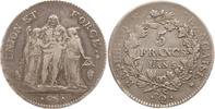 Frankreich 5 Francs Directoire, 1795 - 1799, Perpignan -