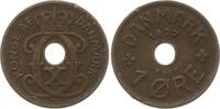 Dänemark, Königreich 1 Öre Christian X., 1912 - 1947 -