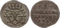 Dänemark, Königreich 1 Skilling Frederik IV., 1699 - 1730, Rendsburg -