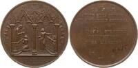 Frankreich Große Bronzemedaille von Roquelay und Desaide, auf die Erstkommunion, Je renonce a satan a ses pompes -