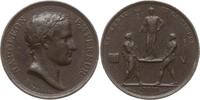 Frankreich, Consulat Eisengussmedaille 1804 Napoleon I., von Jeuffreu, Droz und Denon, auf seine Krönung, zeitgen. Guss Sehr schön, winz. Korrosi...