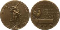 Frankreich, 3. Republik Kleine Bronzmedaille von Dubois und Marey, Schützenmedaille Union des Sociétés de Tir de France -