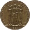 Schweiz Einseitige Bronzemedaille v. Milo Martin auf die Bundesfeier und Nationafeiertag am 1. August -