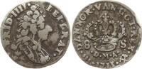 8 Skilling 1713 DMA Norwegen, Königreich Frederik IV., 1699 - 1730, Kongsberg Fast sehr schön, feine Patiina, kl. RF