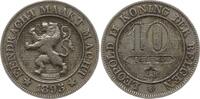 Belgien, Königreich 10 Centimes Leopold II., 1865 - 1909 -