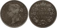 Kanada 25 Cents Victoria, 1837 - 1901 -
