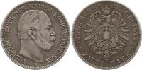 Kaiserreich Deutschland, Königreich Preußen 2 Mark Wilhelm I., 1861 - 1888 -