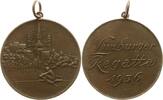 Limburg, Stadt Tragbare Bronzemedaille v. Rückert, Mainz, Limburger Regatta, Ruderer vor Stadtansicht -