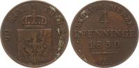 Preußen, Königreich 4 Pfennig Friedrich Wilhelm IV., 1840 - 1861 -