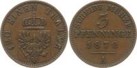 Preußen, Königreich 3 Pfennig Wilhelm I., 1861 - 1888 -