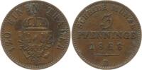 Preußen, Königreich 3 Pfennig Wilhelm I., 1861 - 1888 -