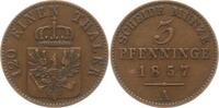 Preußen, Königreich 3 Pfennig Friedrich Wilhelm IV., 1840 - 1861 -