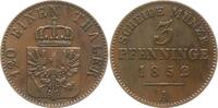 Preußen, Königreich 3 Pfennig Friedrich Wilhelm IV., 1840 - 1861 -