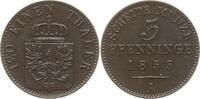 Preußen, Königreich 3 Pfennig Friedrich Wilhelm IV., 1840 - 1861 -