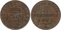 Preußen, Königreich 3 Pfennig 1864 A Wilhelm I., 1861 - 1888 Gutes sehr schön