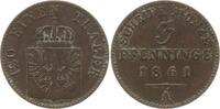 Preußen, Königreich 3 Pfennig Wilhelm I., 1861 - 1888 -